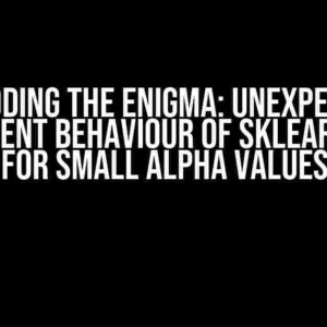 Decoding the Enigma: Unexpected Coefficient Behaviour of sklearn Lasso for Small Alpha Values