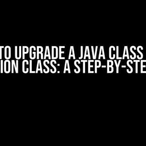 How to Upgrade a Java Class to an Extension Class: A Step-by-Step Guide